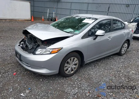 2012 Honda Civic Lx из США, поврежденный, VIN 19XFB2F57CE013066